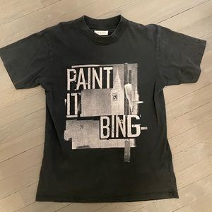 Anine Bing Paint It Bing cotton crew neck Tshirt, XS